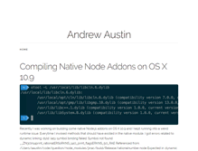 Tablet Screenshot of andrewaustin.com
